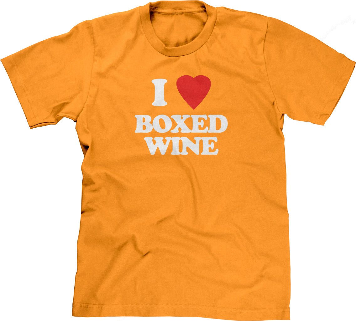 I Love Boxed Wine T-Shirt (Unisex)