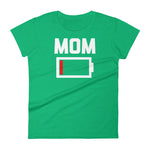 Mom Low Battery T-Shirt (Womens)