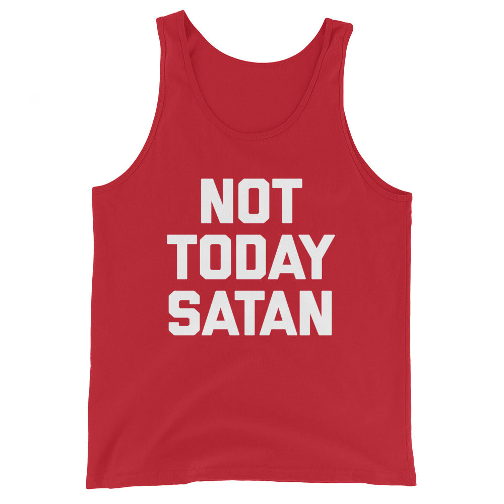 Not Today Satan Tank Top (Unisex)