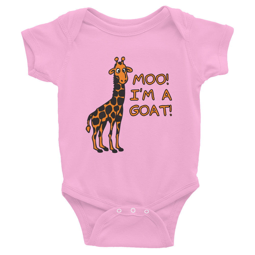Moo! I'm A Goat Infant Bodysuit (Baby)