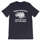 Rhinoceroses (They're Just Fat Unicorns) T-Shirt (Unisex)