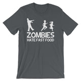 Zombies Hate Fast Food T-Shirt (Unisex)