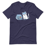 Hunting (Scuba Cat vs. Fish) T-Shirt (Unisex)