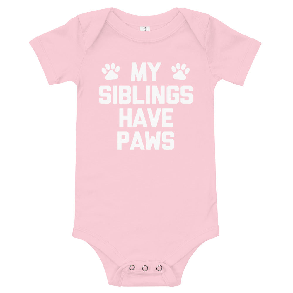 My Siblings Have Paws Infant Bodysuit (Baby)