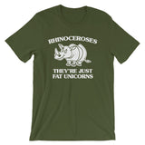 Rhinoceroses (They're Just Fat Unicorns) T-Shirt (Unisex)