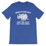 Rhinoceroses (They're Just Fat Unicorns) T-Shirt (Unisex)