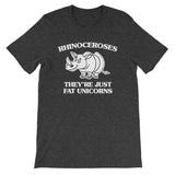 Rhinoceroses (They're Just Fat Unicorns) T-Shirt (Unisex)