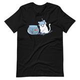 Hunting (Scuba Cat vs. Fish) T-Shirt (Unisex)