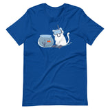 Hunting (Scuba Cat vs. Fish) T-Shirt (Unisex)