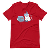 Hunting (Scuba Cat vs. Fish) T-Shirt (Unisex)