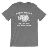Rhinoceroses (They're Just Fat Unicorns) T-Shirt (Unisex)