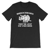 Rhinoceroses (They're Just Fat Unicorns) T-Shirt (Unisex)