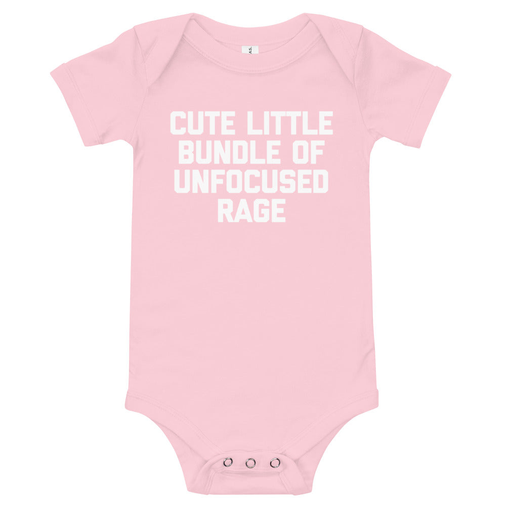 Cute Little Bundle Of Unfocused Rage Infant Bodysuit (Baby)