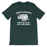 Rhinoceroses (They're Just Fat Unicorns) T-Shirt (Unisex)