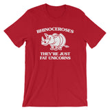 Rhinoceroses (They're Just Fat Unicorns) T-Shirt (Unisex)