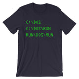 C DOS Run (Run DOS Run) T-Shirt (Unisex)