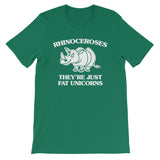 Rhinoceroses (They're Just Fat Unicorns) T-Shirt (Unisex)