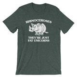 Rhinoceroses (They're Just Fat Unicorns) T-Shirt (Unisex)
