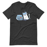 Hunting (Scuba Cat vs. Fish) T-Shirt (Unisex)