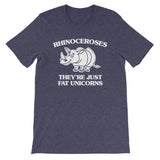 Rhinoceroses (They're Just Fat Unicorns) T-Shirt (Unisex)