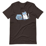Hunting (Scuba Cat vs. Fish) T-Shirt (Unisex)