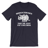 Rhinoceroses (They're Just Fat Unicorns) T-Shirt (Unisex)