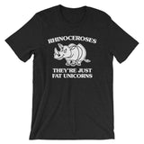 Rhinoceroses (They're Just Fat Unicorns) T-Shirt (Unisex)
