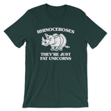 Rhinoceroses (They're Just Fat Unicorns) T-Shirt (Unisex)