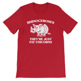 Rhinoceroses (They're Just Fat Unicorns) T-Shirt (Unisex)
