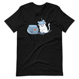 Hunting (Scuba Cat vs. Fish) T-Shirt (Unisex)
