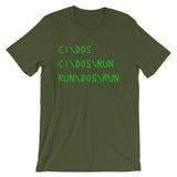 C DOS Run (Run DOS Run) T-Shirt (Unisex)