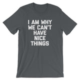 I Am Why We Can't Have Nice Things T-Shirt (Unisex)