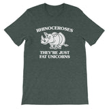 Rhinoceroses (They're Just Fat Unicorns) T-Shirt (Unisex)