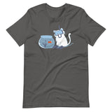 Hunting (Scuba Cat vs. Fish) T-Shirt (Unisex)
