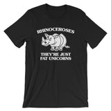 Rhinoceroses (They're Just Fat Unicorns) T-Shirt (Unisex)