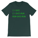 C DOS Run (Run DOS Run) T-Shirt (Unisex)