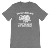 Rhinoceroses (They're Just Fat Unicorns) T-Shirt (Unisex)