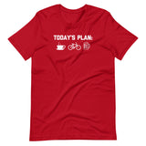 Today's Plan: Coffee, Biking, Beer T-Shirt (Unisex)