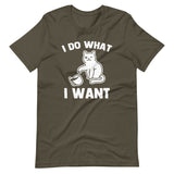 I Do What I Want (Cat) T-Shirt (Unisex)