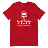 Abraham Lincoln Ford's Theatre Review (One Star, Would Not Recommend) T-Shirt (Unisex)