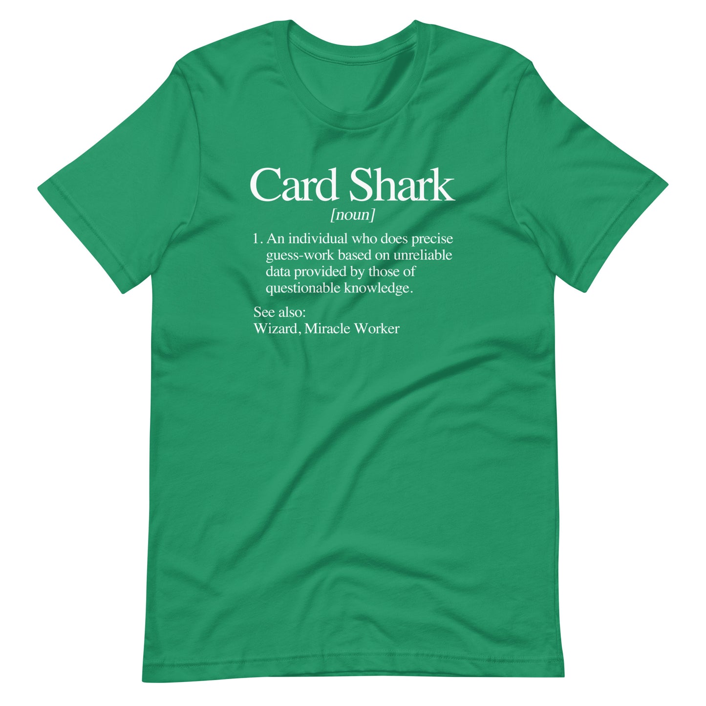 Card Shark Definition T-Shirt (Unisex)