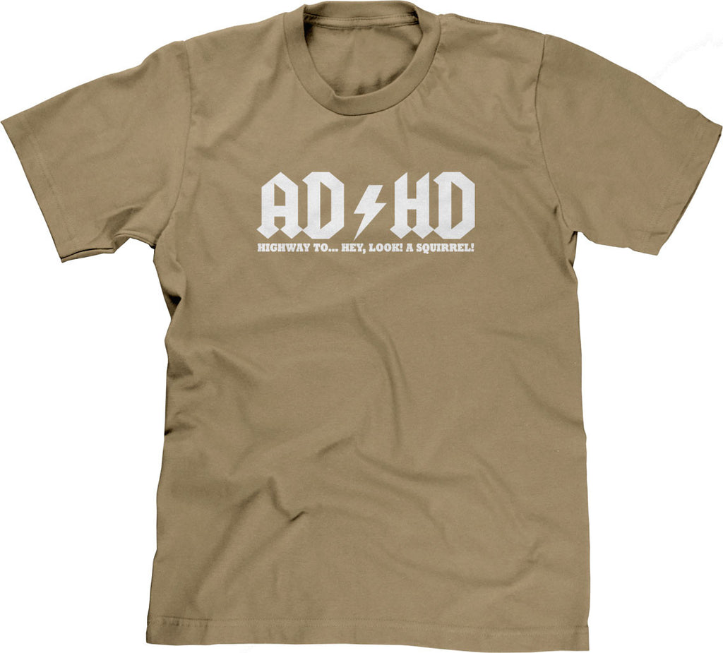 AD/HD (Hey Look A Squirrel) T-Shirt – NoiseBot.com