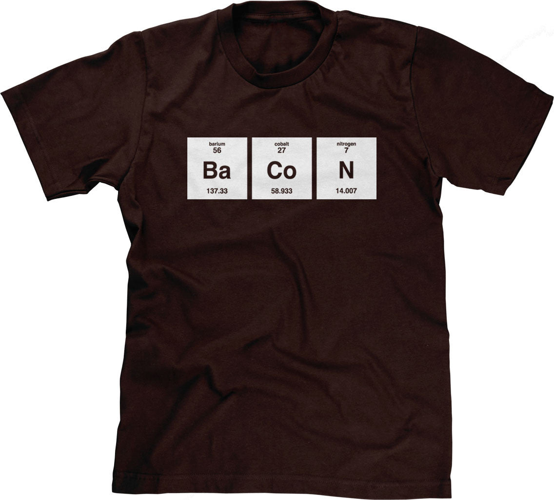 Bacon Periodic Table Element T-Shirt (Unisex)
