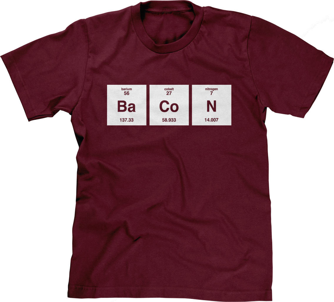 Bacon Periodic Table Element T-Shirt (Unisex)