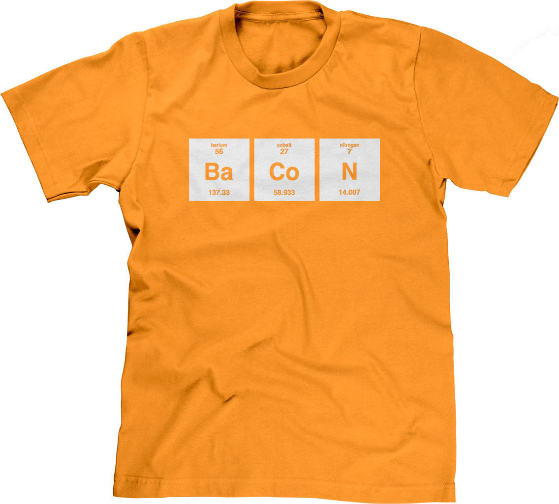 Bacon Periodic Table Element T-Shirt (Unisex)