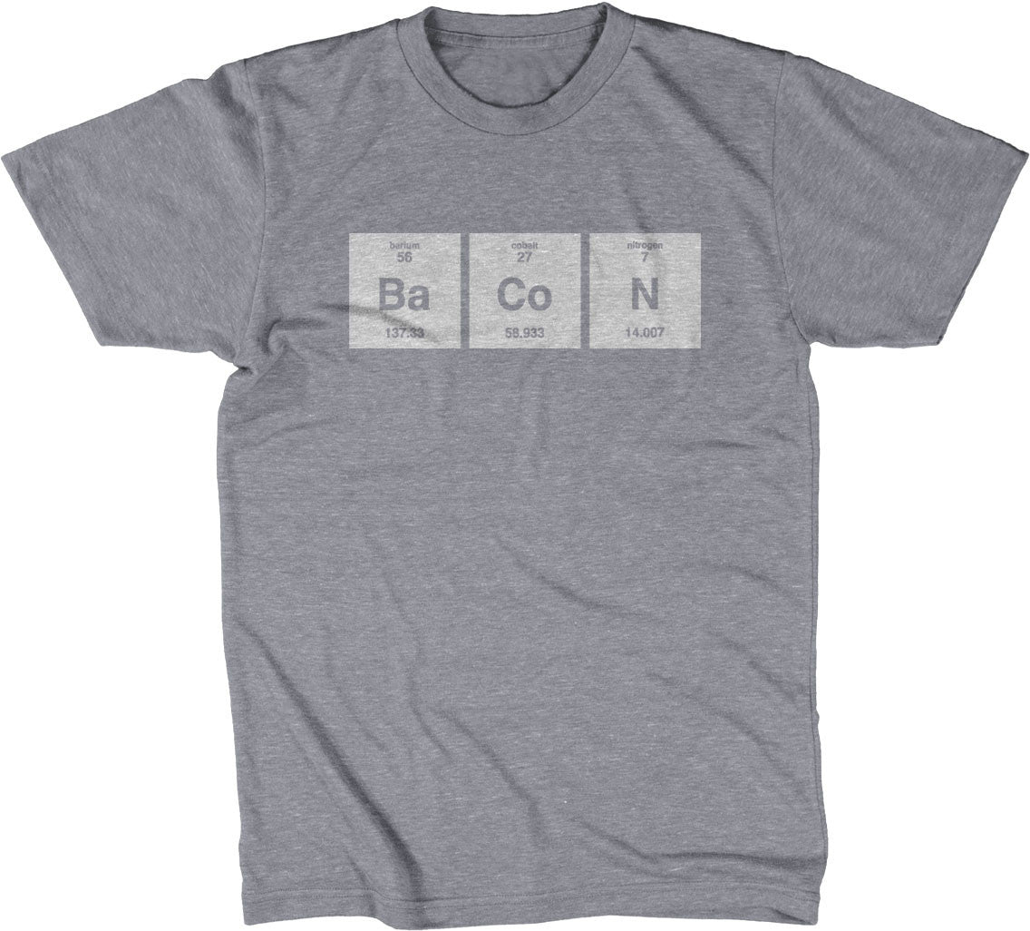 Bacon Periodic Table Element T-Shirt (Unisex)
