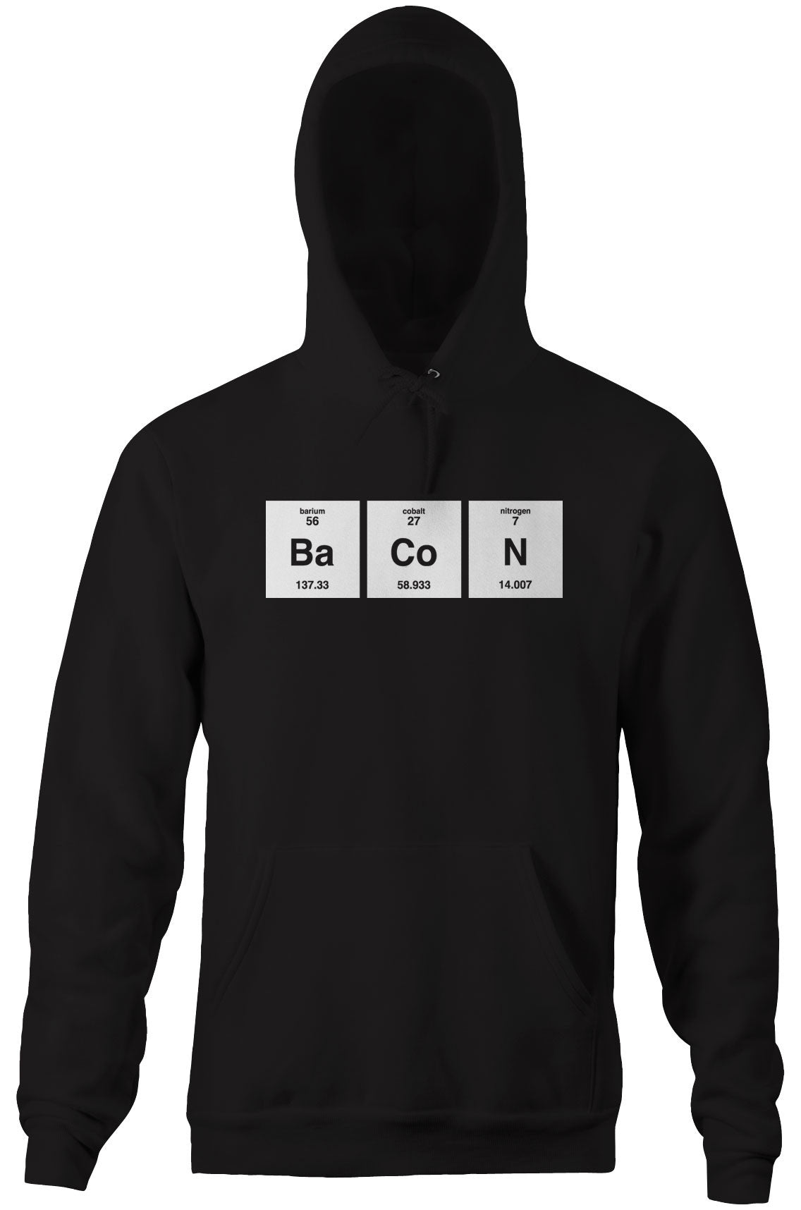 Bacon Periodic Table Element Hoodie (Unisex)