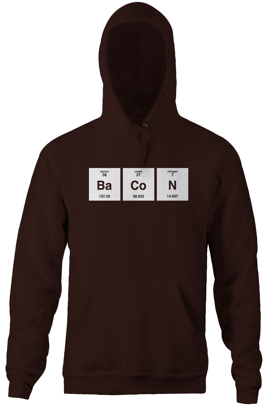 Bacon Periodic Table Element Hoodie (Unisex)