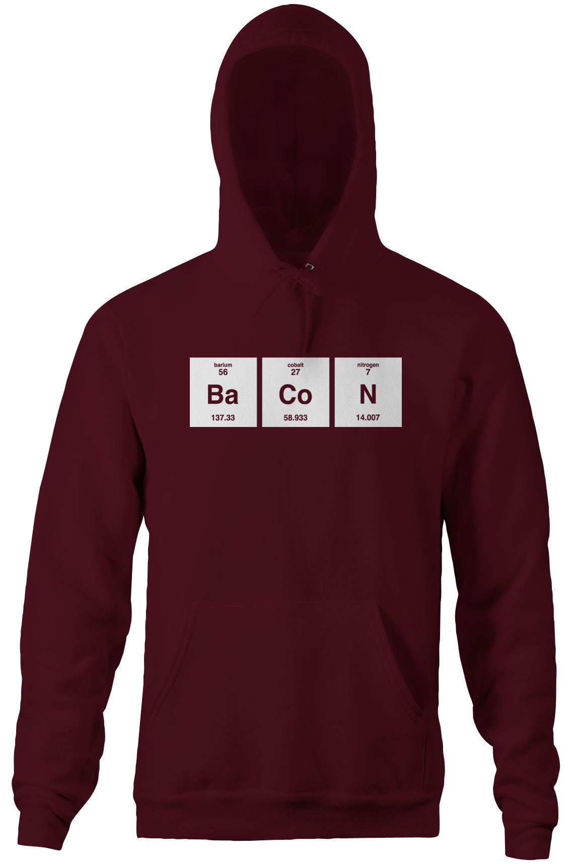Bacon Periodic Table Element Hoodie (Unisex)