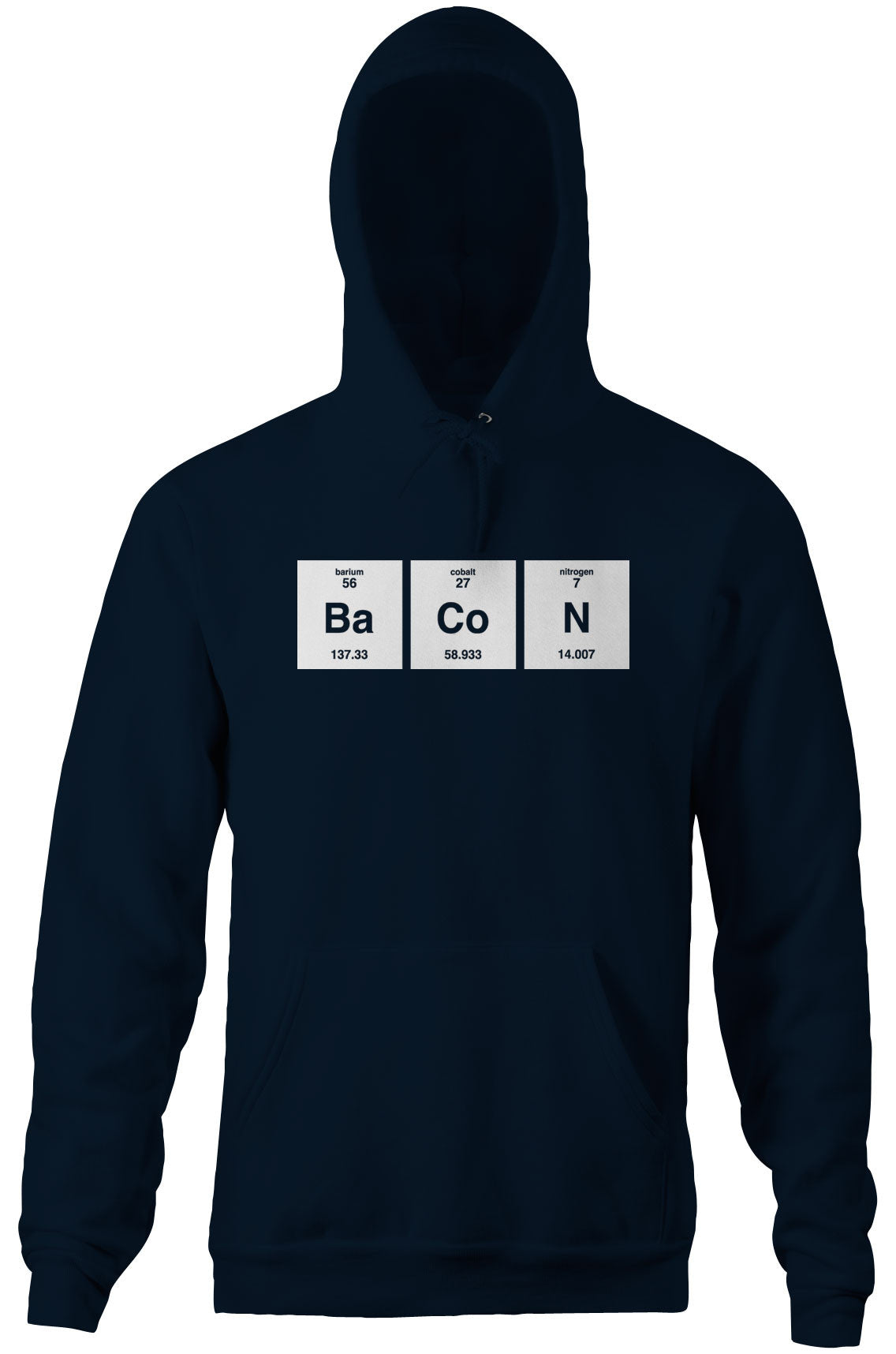 Bacon Periodic Table Element Hoodie (Unisex)